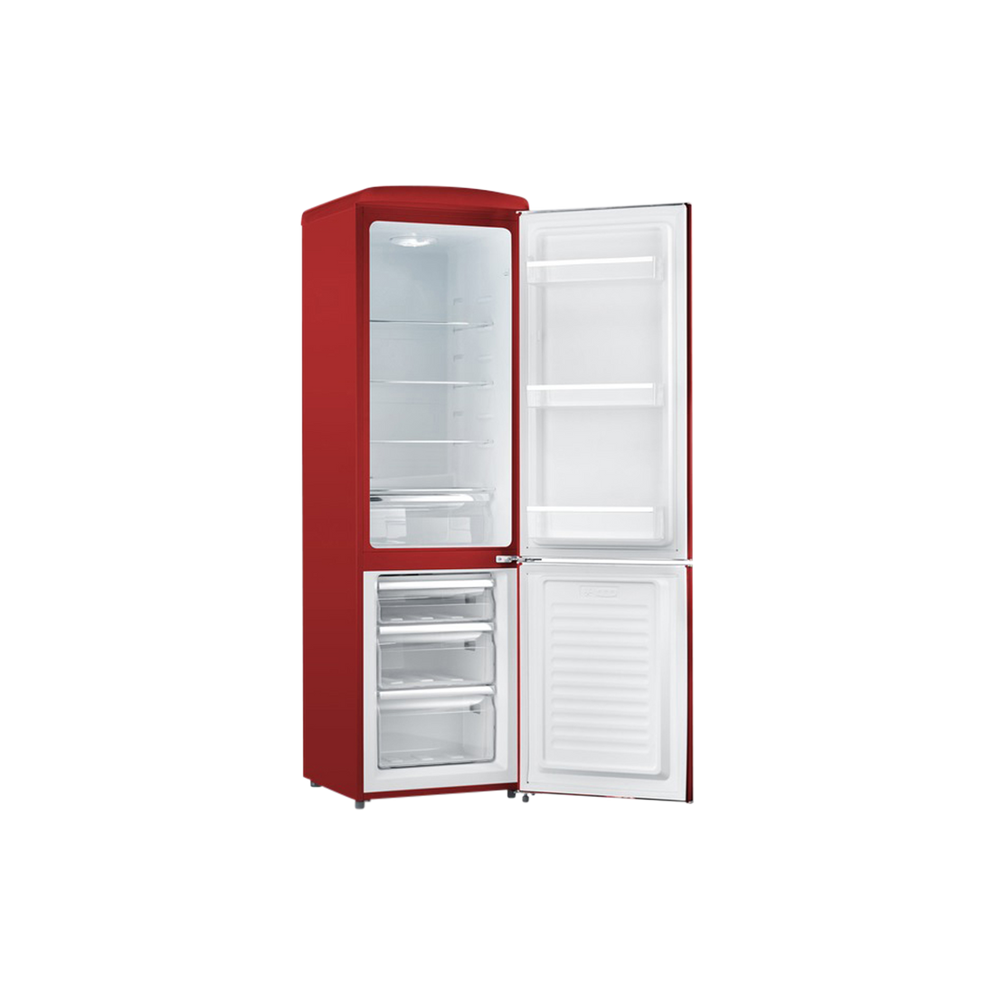 Réfrigérateur Avec Congélateur 244 L Reconditionné SEVERIN RKG 8920 : vue de l'intérieur