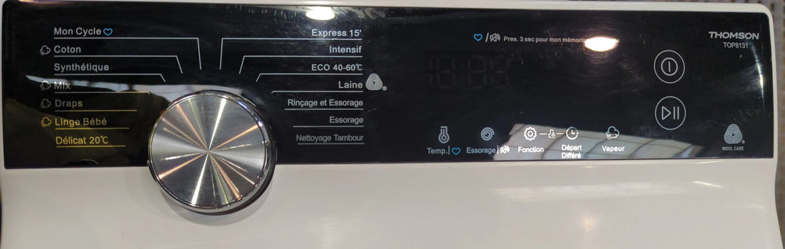 Lave-Linge Top 8 kg Reconditionné THOMSON TOP8131