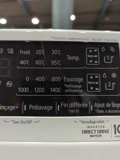 Lave-Linge Hublot 9 kg Reconditionné LG F94V30WHSA : détails