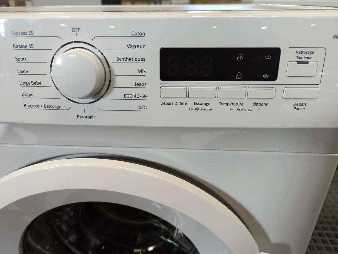 Lave-Linge Hublot 8 kg Reconditionné TECNOLEC FT8WH