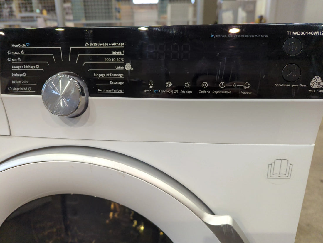 Lave-Linge Sechant 8 kg Reconditionné THOMSON THWD86140WH2