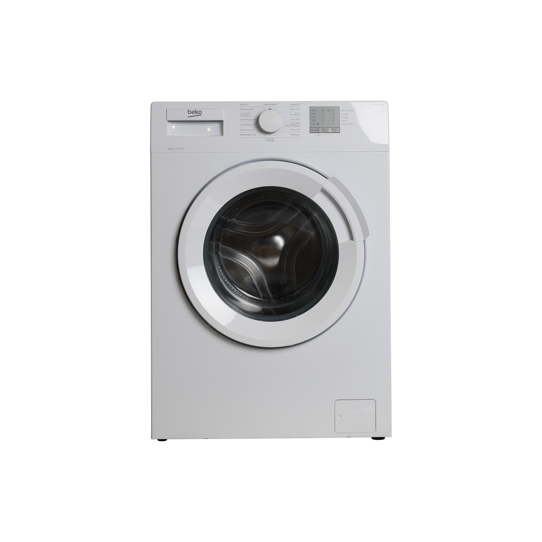 Lave-Linge Hublot 6 kg Reconditionné BEKO DWTV6621XW1W : vue de face