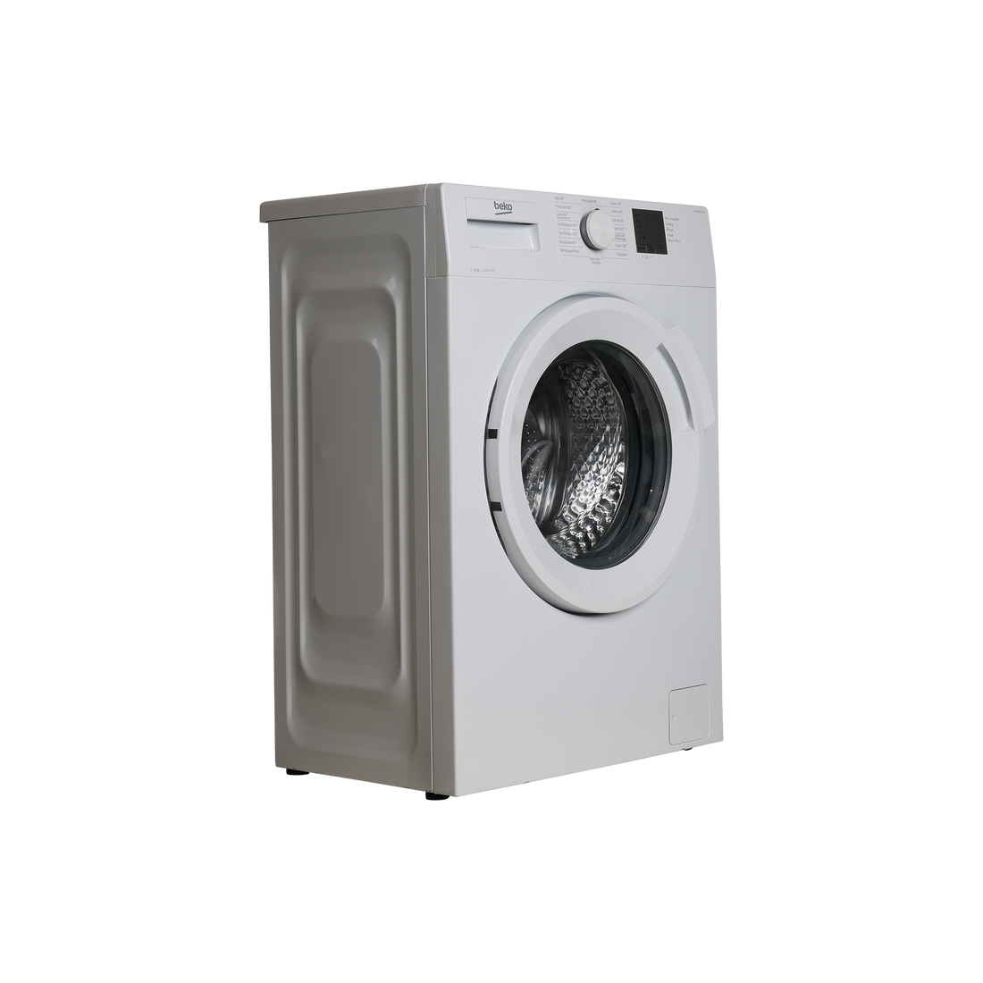 Lave-Linge Hublot 6 kg Reconditionné BEKO DWTV6621XW1W : vue du côté gauche