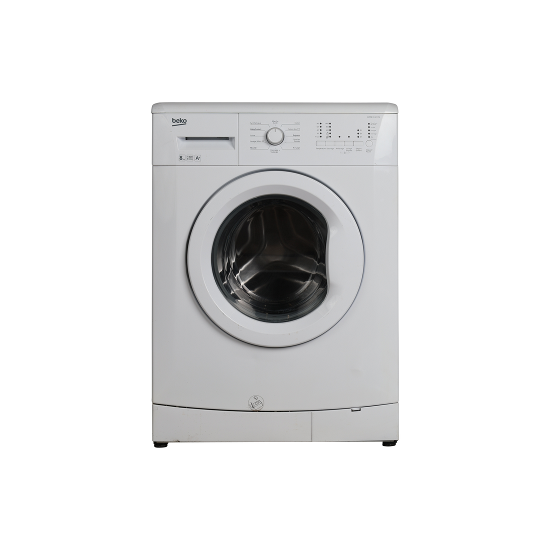 Lave-Linge Hublot 8 kg Reconditionné BEKO WMB81421M : vue de face