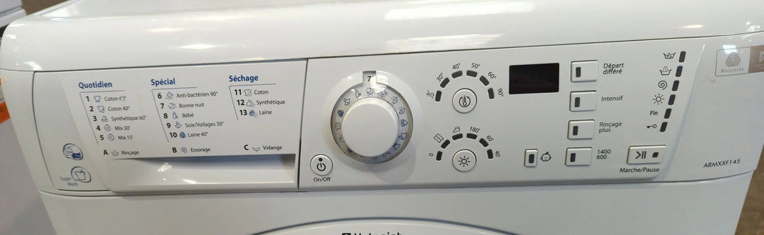 Lave-Linge Sechant 7 kg Reconditionné HOTPOINT ARISTON ARMXXF 145
