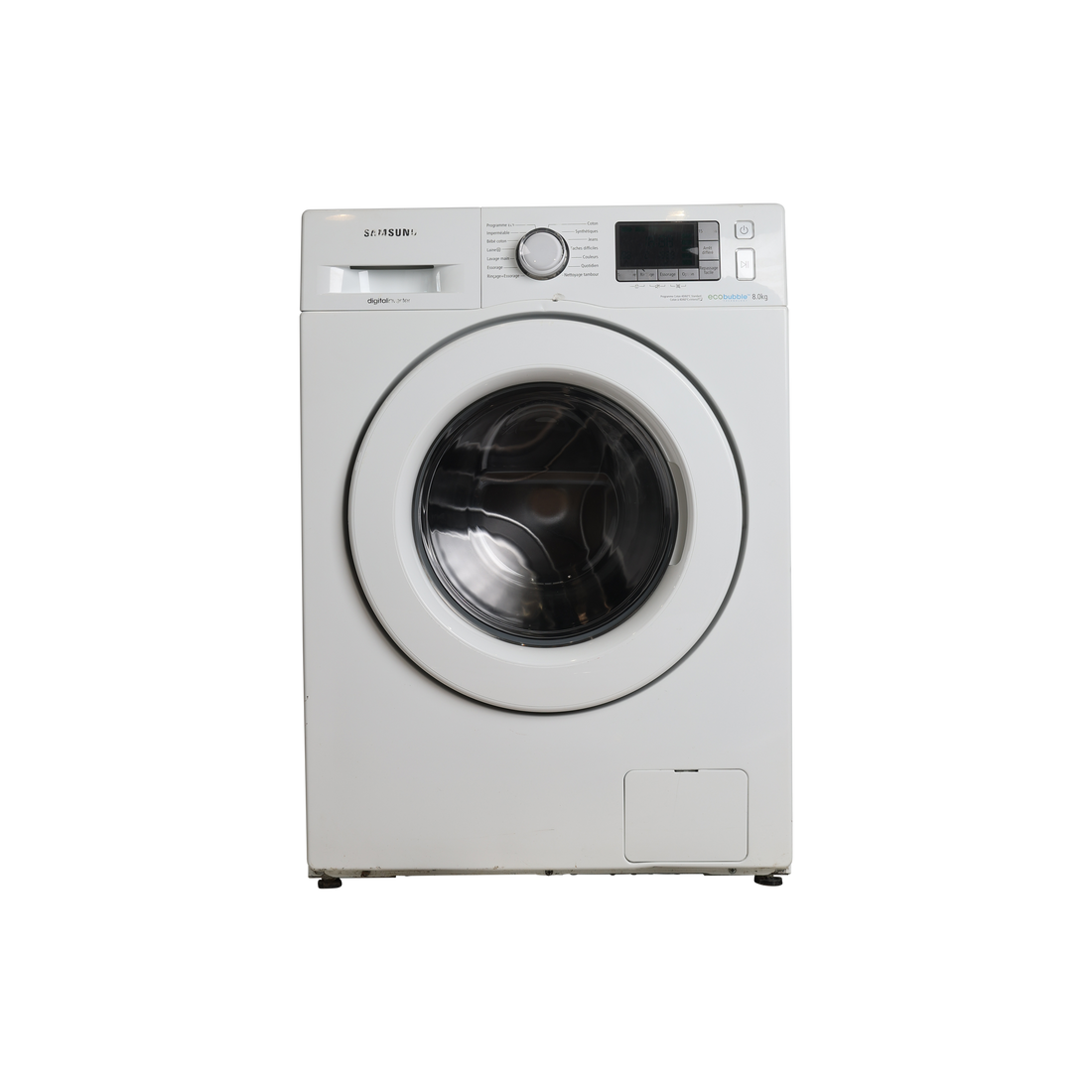 Lave-Linge Hublot 8 kg Reconditionné SAMSUNG WF80F5E3U4W : vue de face