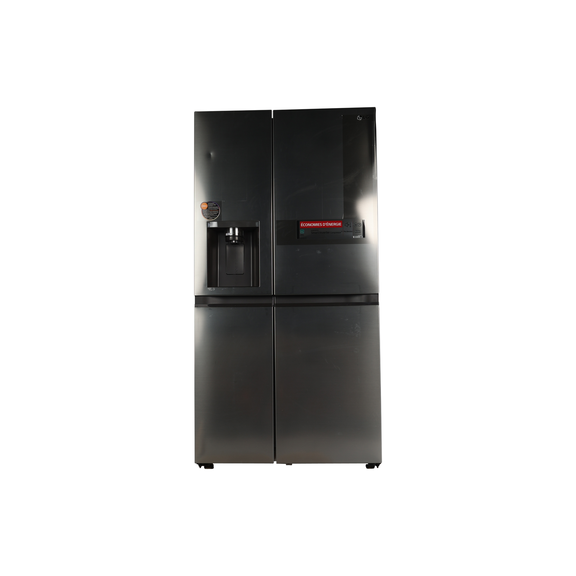 Réfrigérateur Américain 635 L Reconditionné LG GSLV50PZXF : vue de face
