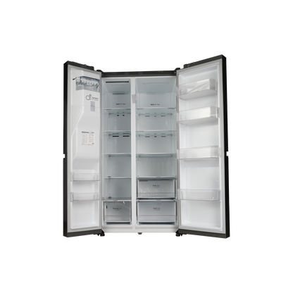 Réfrigérateur Américain 635 L Reconditionné LG GSLV50PZXF : vue de l'intérieur