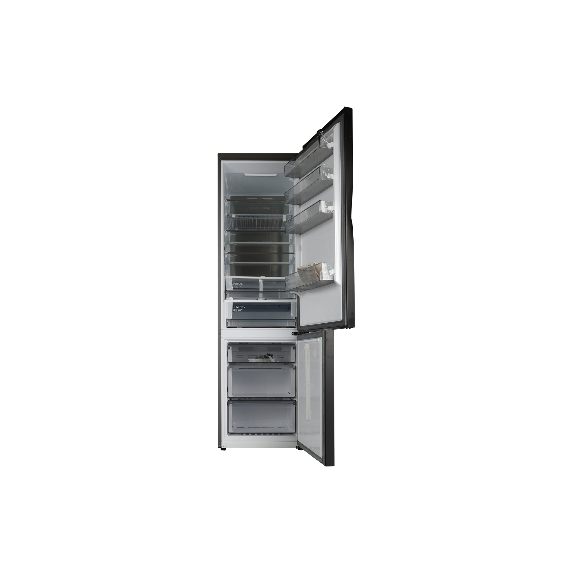 Réfrigérateur Avec Congélateur 390 L Reconditionné SAMSUNG RB38C7B5DS9 : vue de l'intérieur
