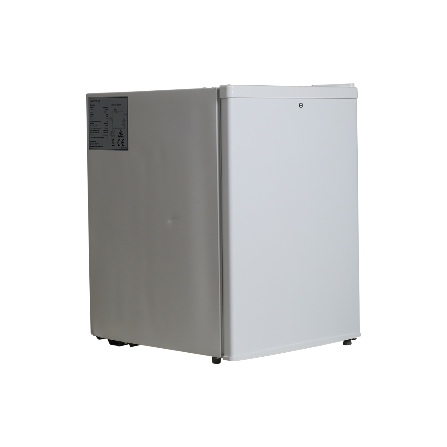 Réfrigérateur Compact 65 L Reconditionné ESSENTIEL B ERM 65-45B4 : vue du côté gauche
