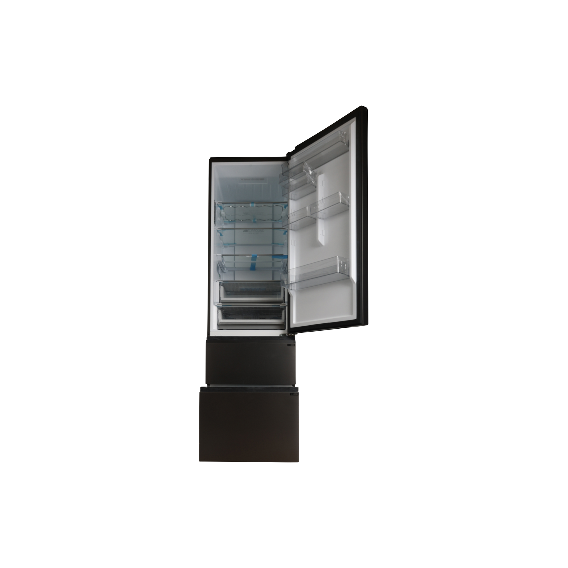 Réfrigérateur Multi-Portes 414 L Reconditionné HAIER HTW5620CNMP : vue de l'intérieur