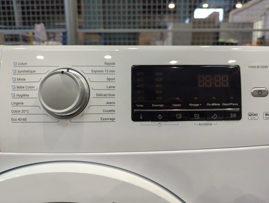 Lave-Linge Hublot 8 kg Reconditionné HAIER HW80-B1239