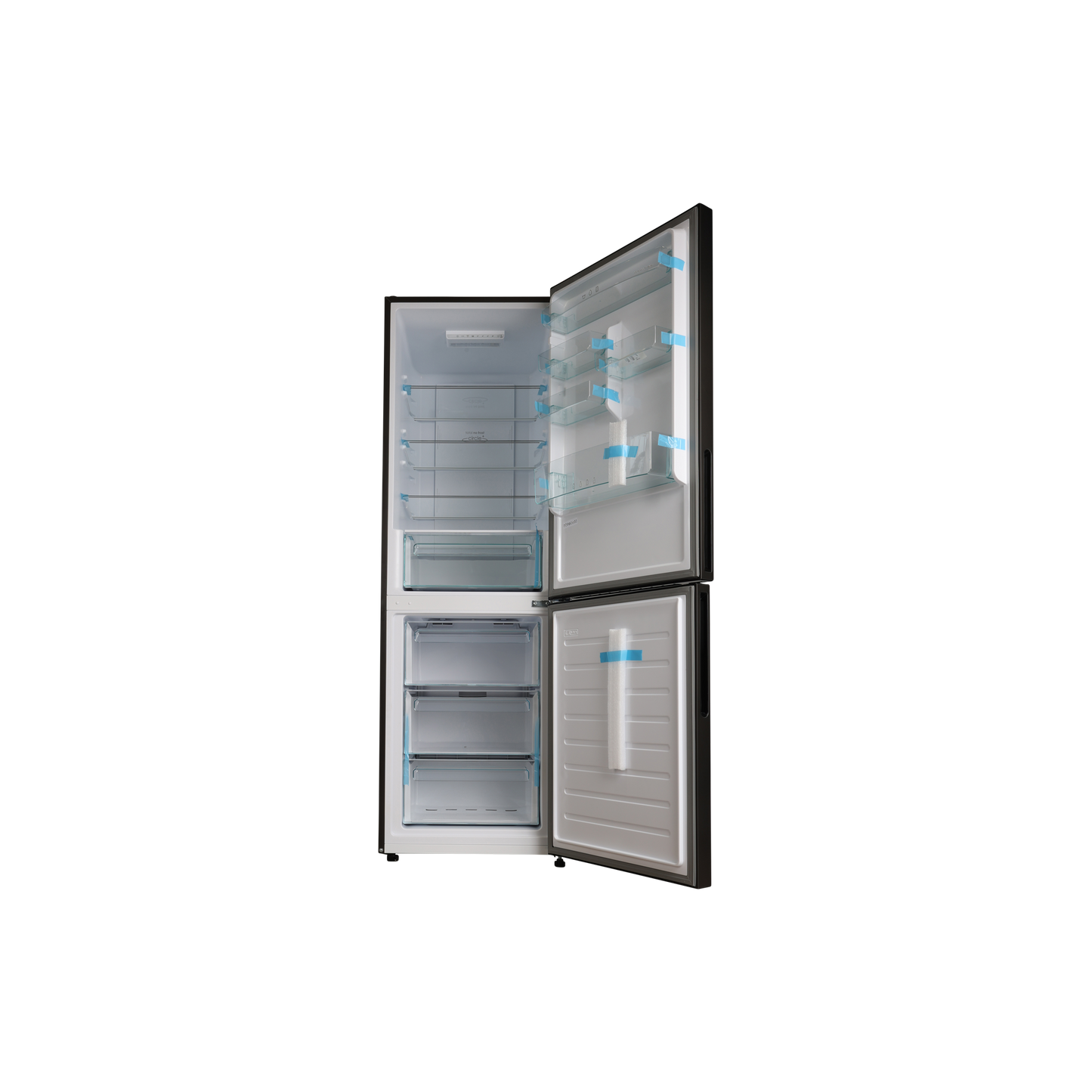 Réfrigérateur Avec Congélateur 341 L Reconditionné CANDY CCE4T618EB : vue de l'intérieur