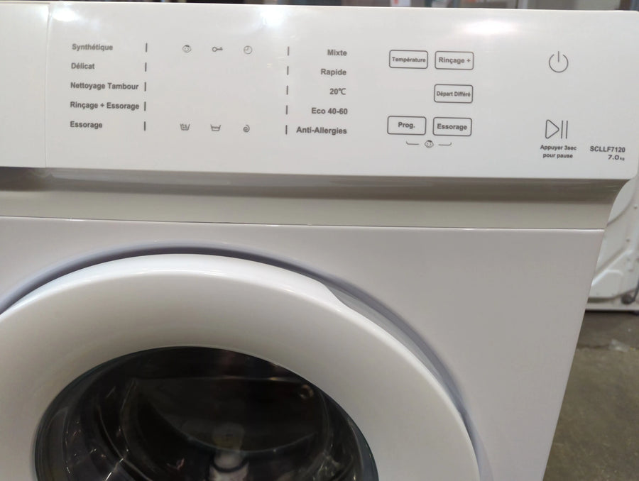 Lave-Linge Hublot 7 kg Reconditionné SCHNEIDER SCLLF7120