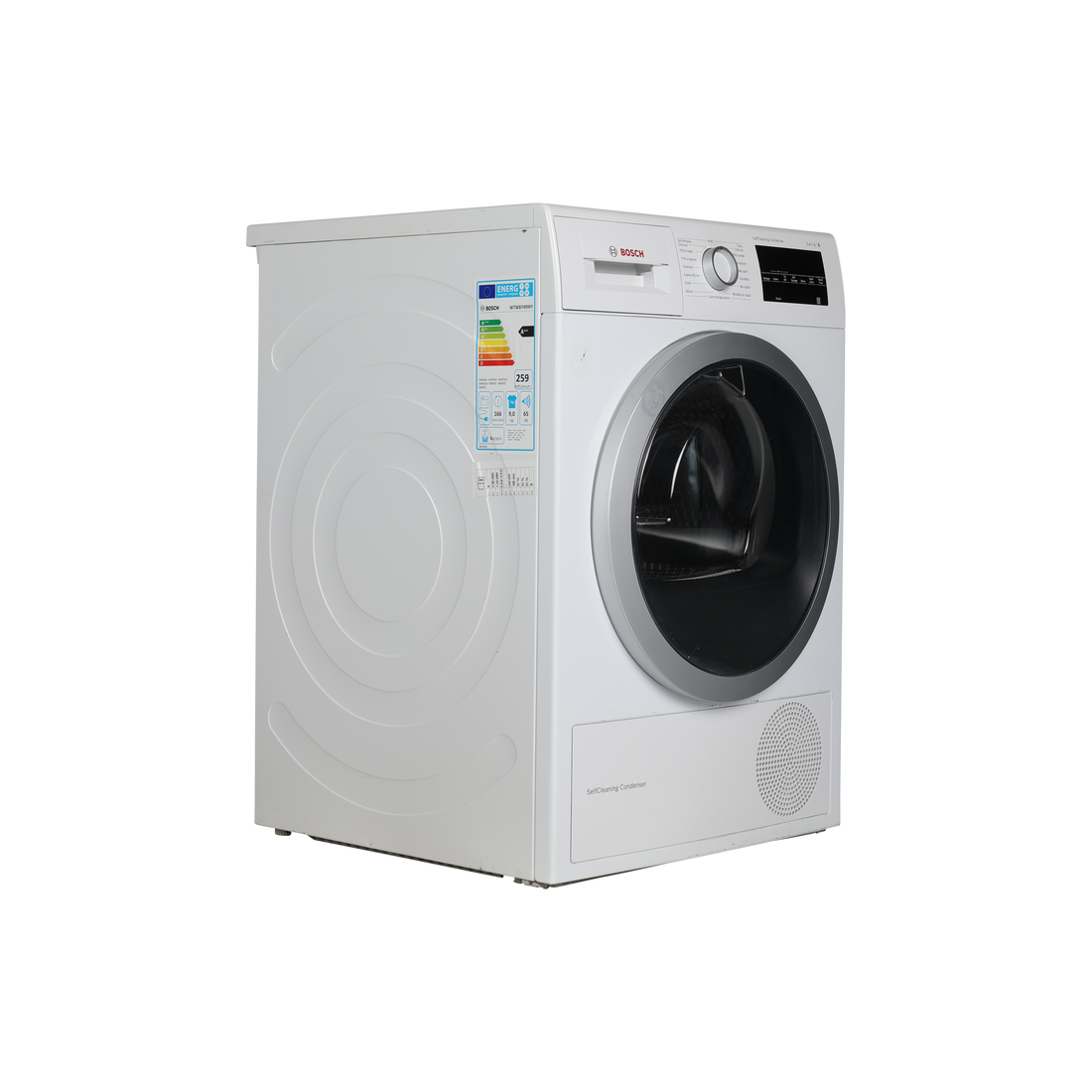 Seche-Linge Pompe À Chaleur 9 kg Reconditionné BOSCH WTW87499FF : vue du côté gauche