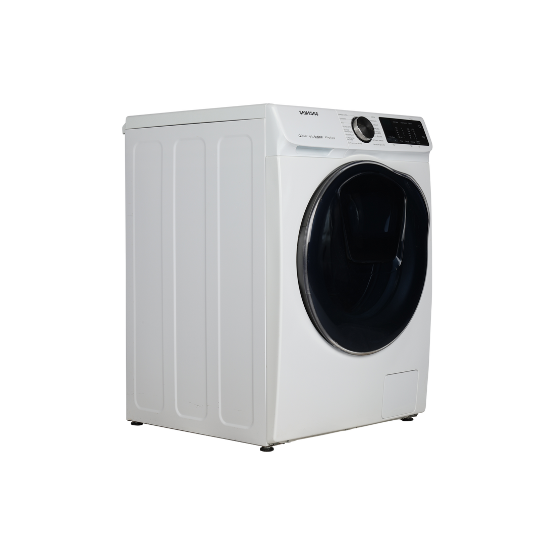 Lave-Linge Sechant 9 kg Reconditionné SAMSUNG WD90N645OOM : vue du côté gauche