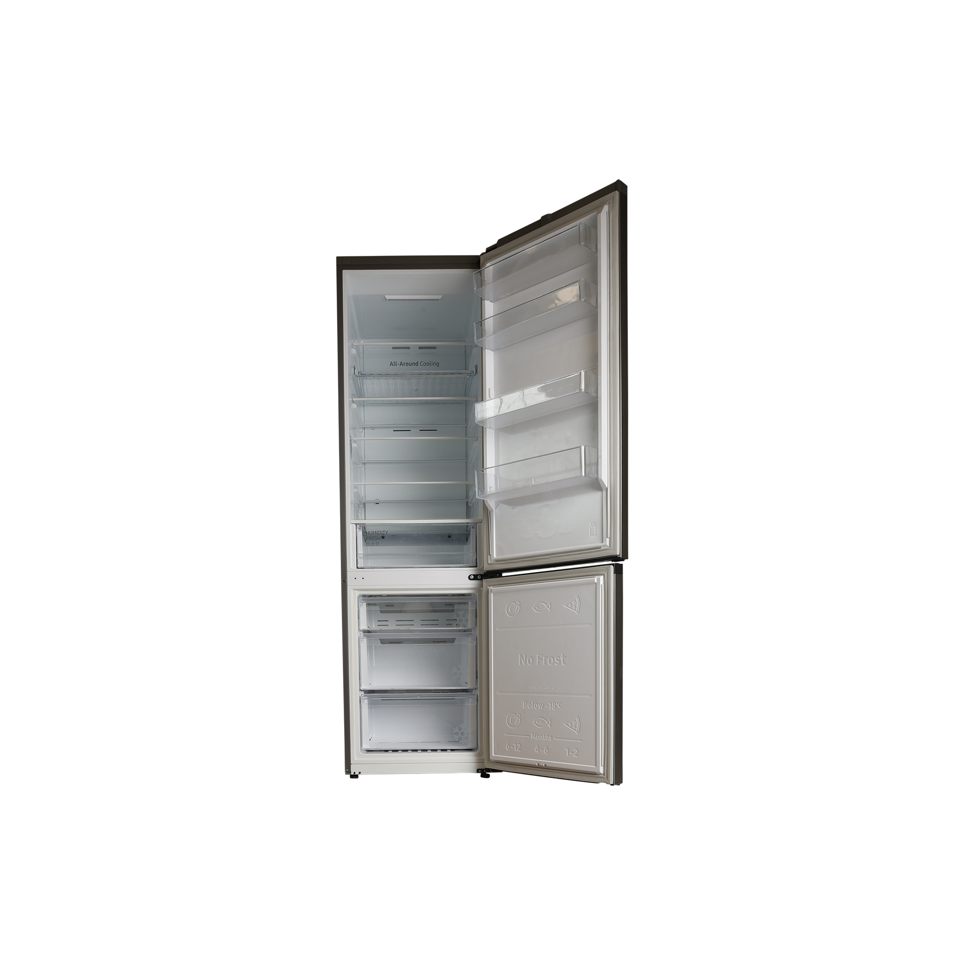 Réfrigérateur Avec Congélateur 390 L Reconditionné SAMSUNG RB38T672ESA : vue de l'intérieur