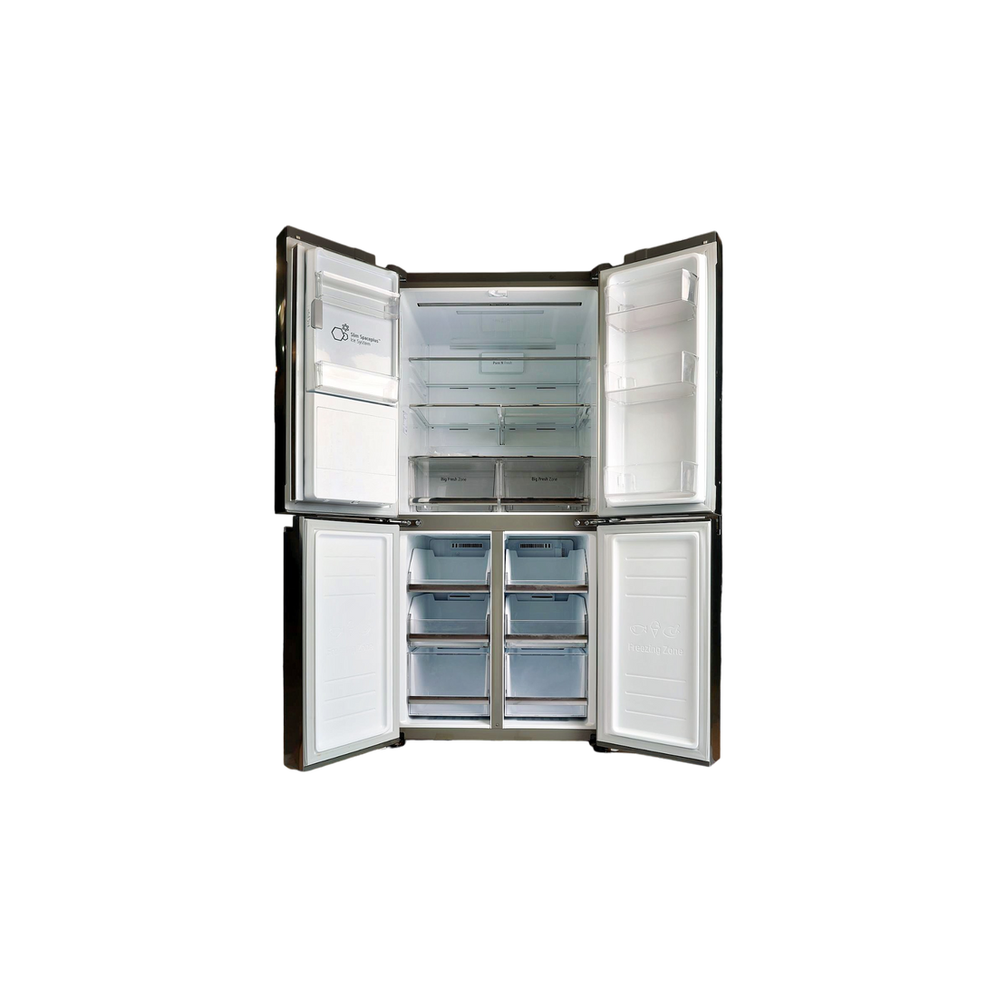 Réfrigérateur Multi-Portes 428 L Reconditionné LG GML844PZKV : vue de l'intérieur