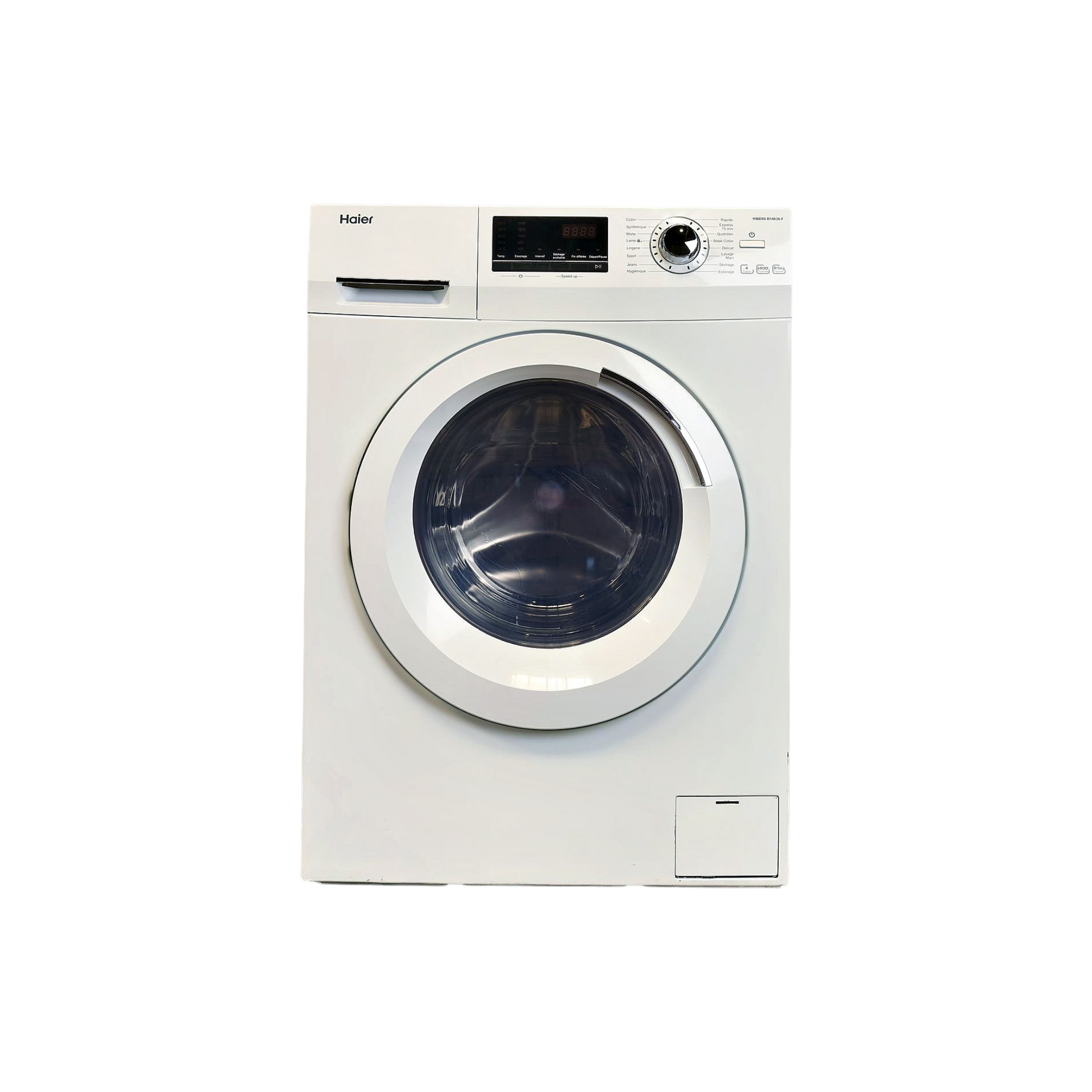 Lave-Linge Hublot 10 kg Reconditionné HAIER HW100-B14636 : vue de face