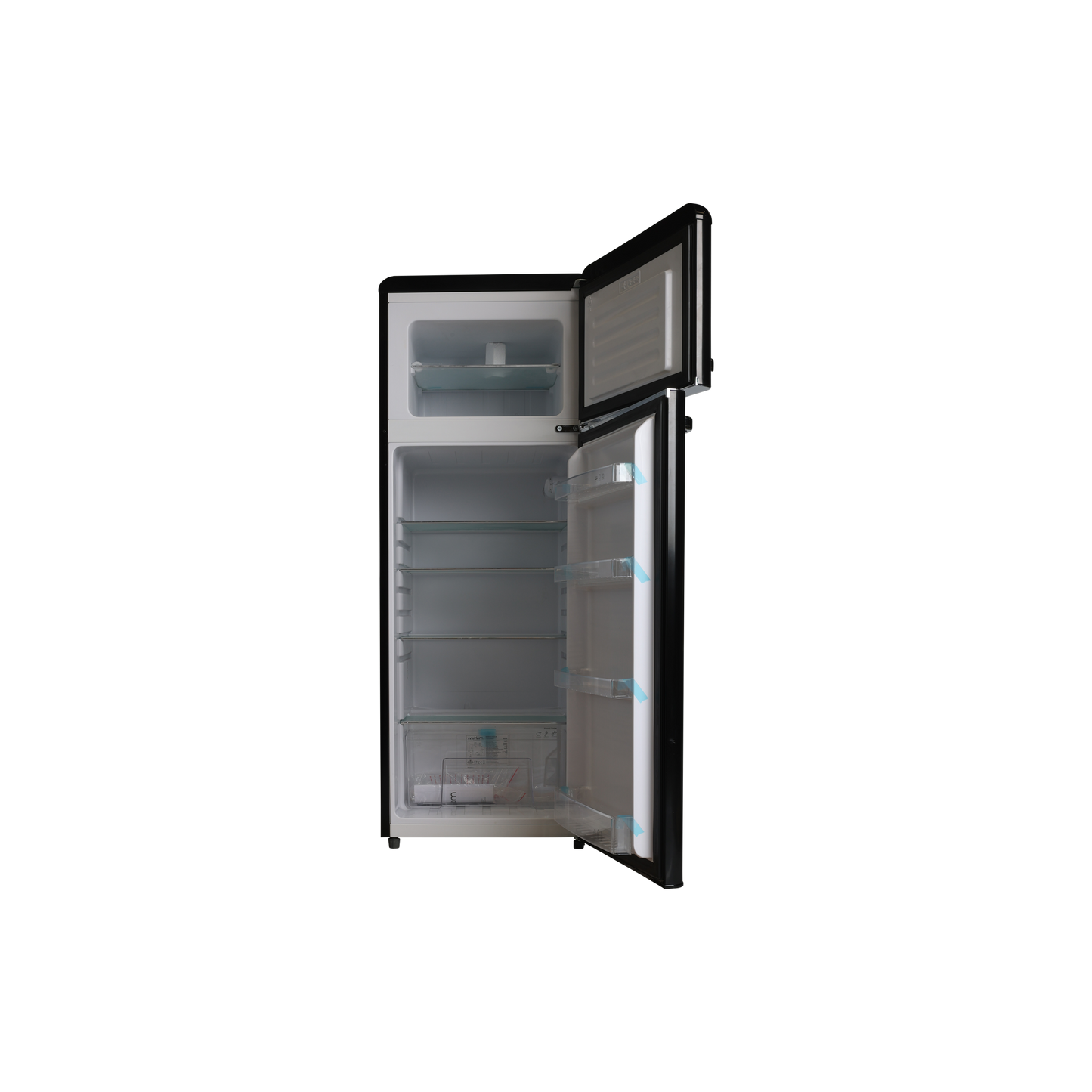 Réfrigérateur Avec Congélateur 211 L Reconditionné NOVIDOM NVRDP208BV : vue de l'intérieur