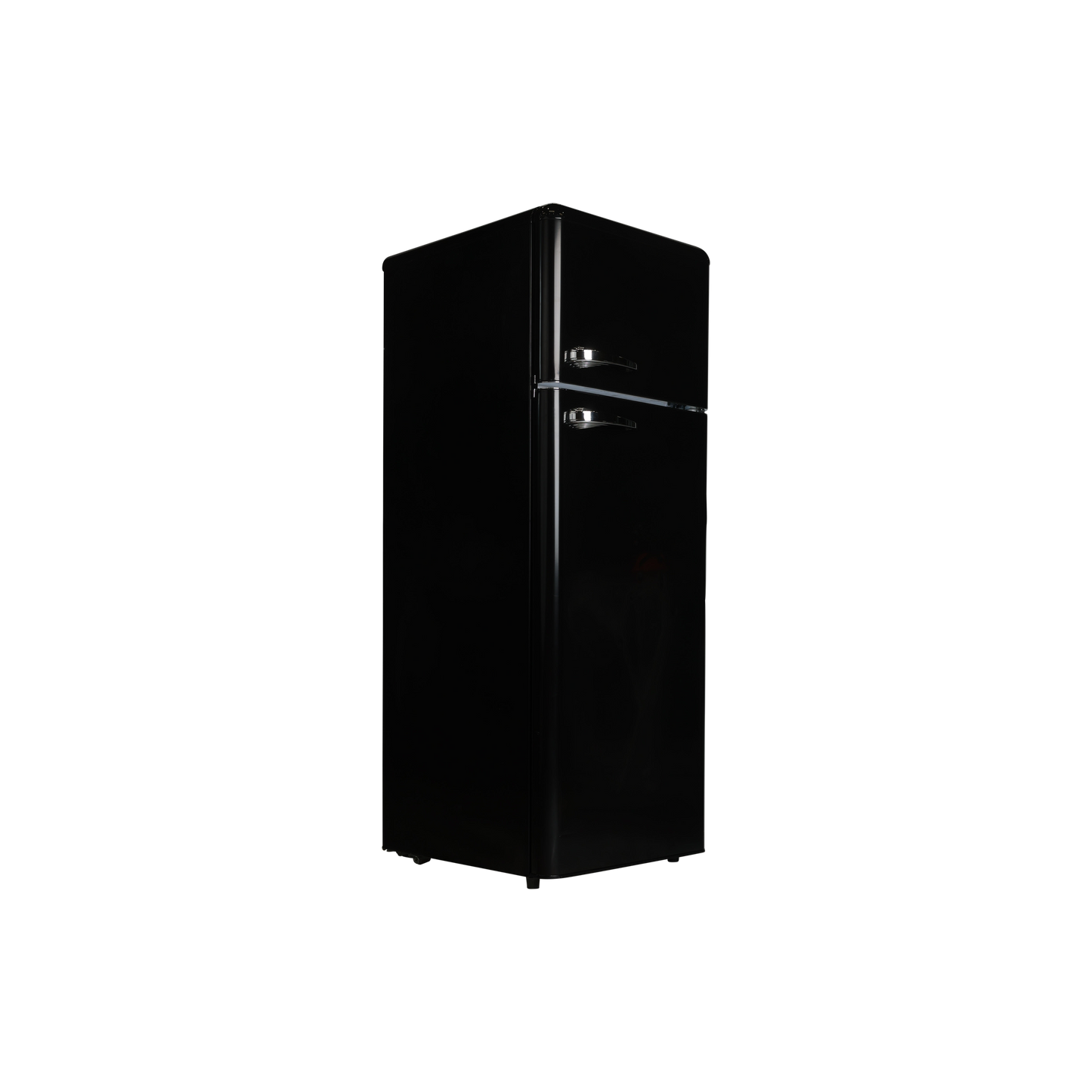 Réfrigérateur Avec Congélateur 211 L Reconditionné NOVIDOM NVRDP208BV : vue du côté gauche