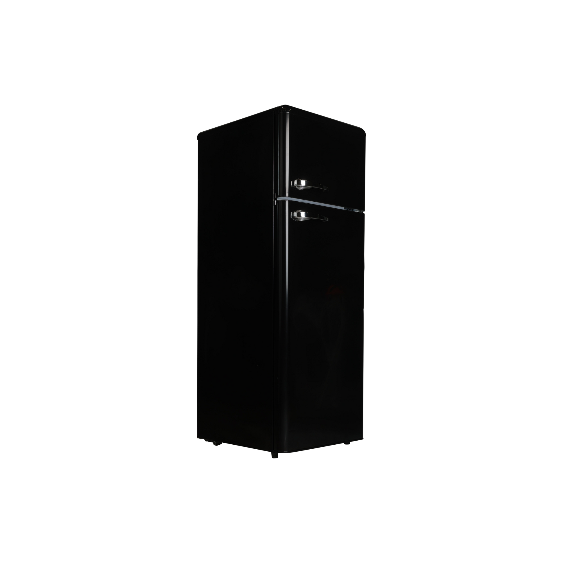 Réfrigérateur Avec Congélateur 211 L Reconditionné NOVIDOM NVRDP208BV : vue du côté gauche