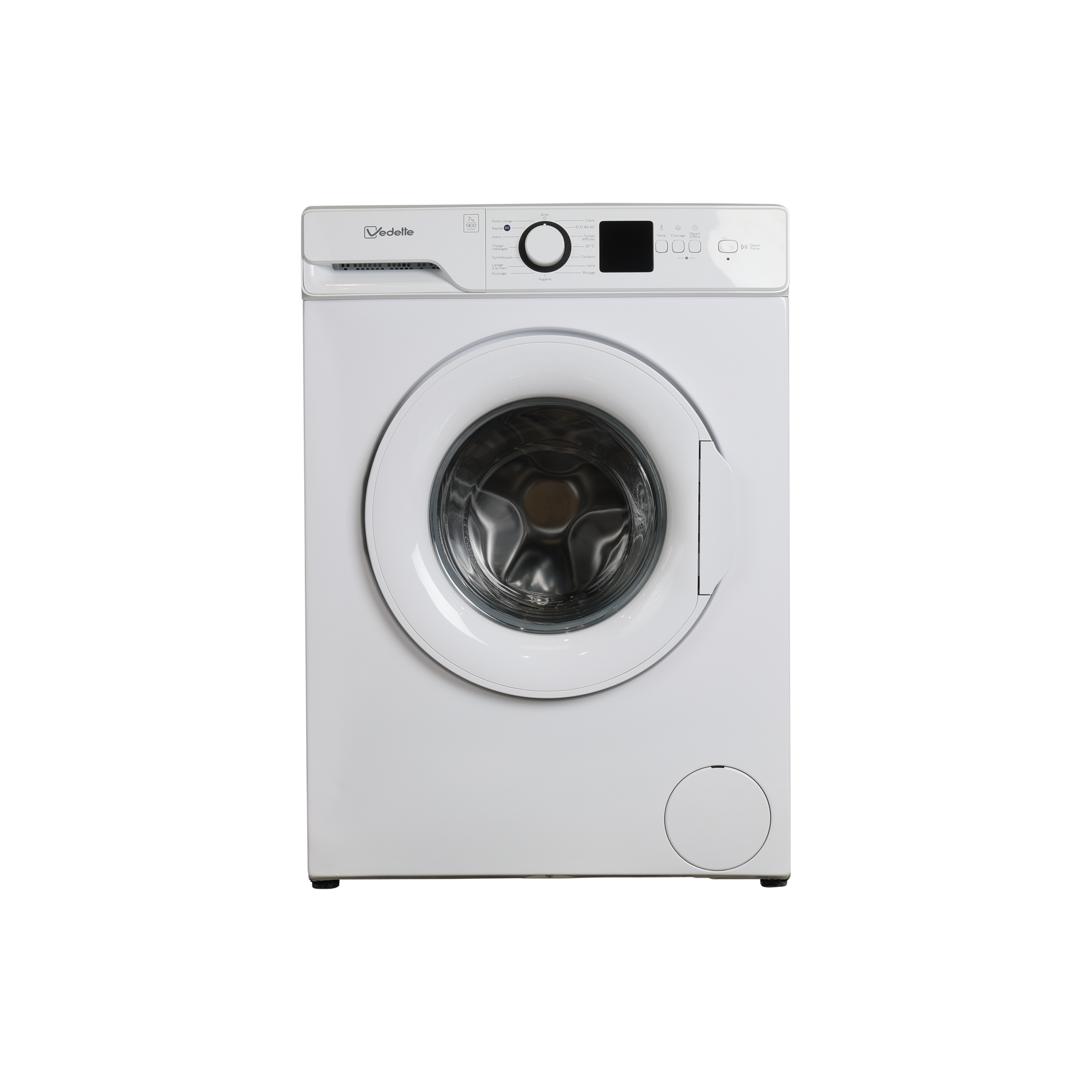 Lave-Linge Hublot 7 kg Reconditionné VEDETTE LFV274W : vue de face