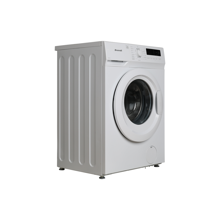 Lave-Linge Hublot 7 kg Reconditionné BRANDT WFB170W : vue du côté gauche