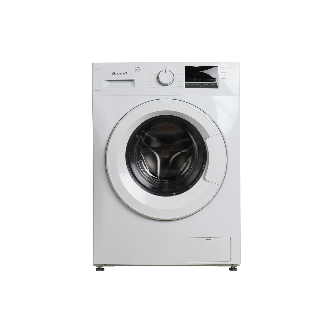 Lave-Linge Hublot 9 kg Reconditionné BRANDT WFB193QW : vue de face
