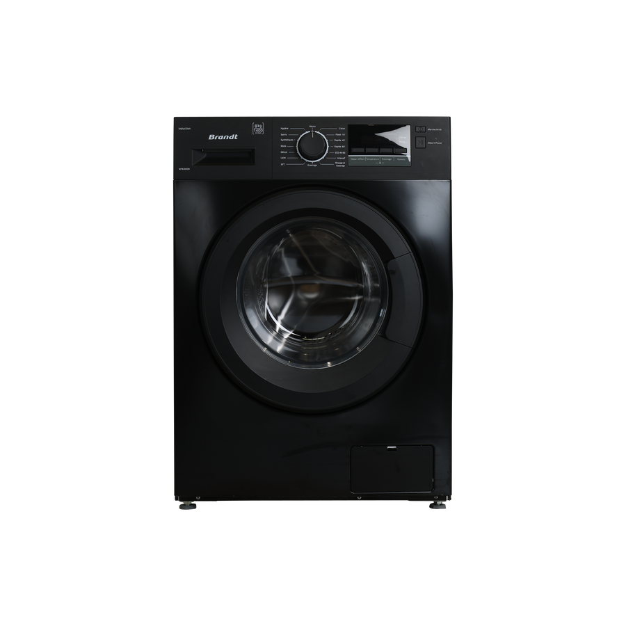 Lave-Linge Hublot 8 kg Reconditionné BRANDT WFB283QN : vue de face