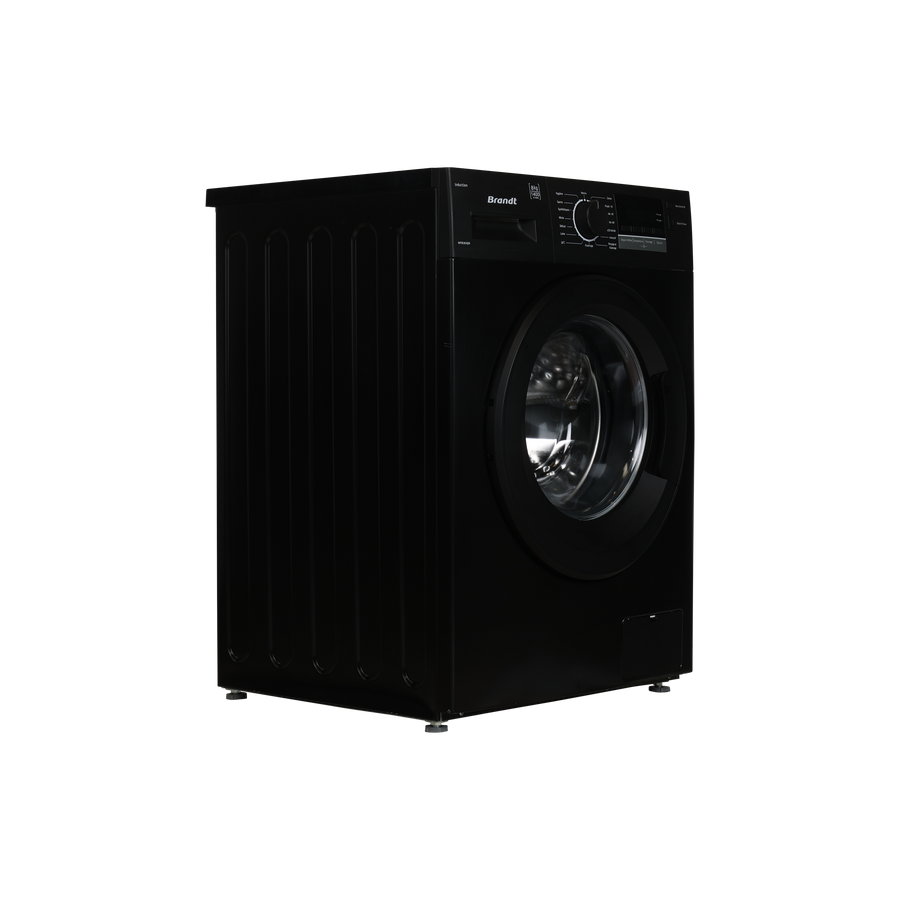 Lave-Linge Hublot 8 kg Reconditionné BRANDT WFB283QN : vue du côté gauche