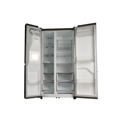 Réfrigérateur Américain 601 L Reconditionné LG GSL6691PS : vue de l'intérieur