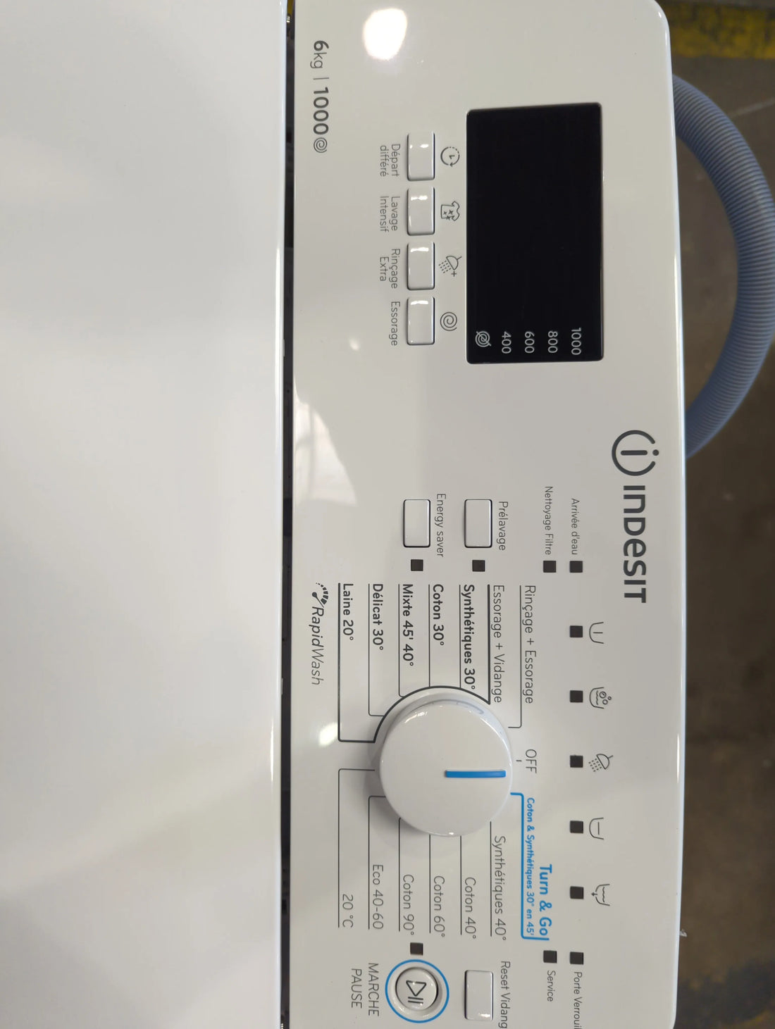 Lave-Linge Top 6 kg Reconditionné INDESIT BTWS60400FR/N