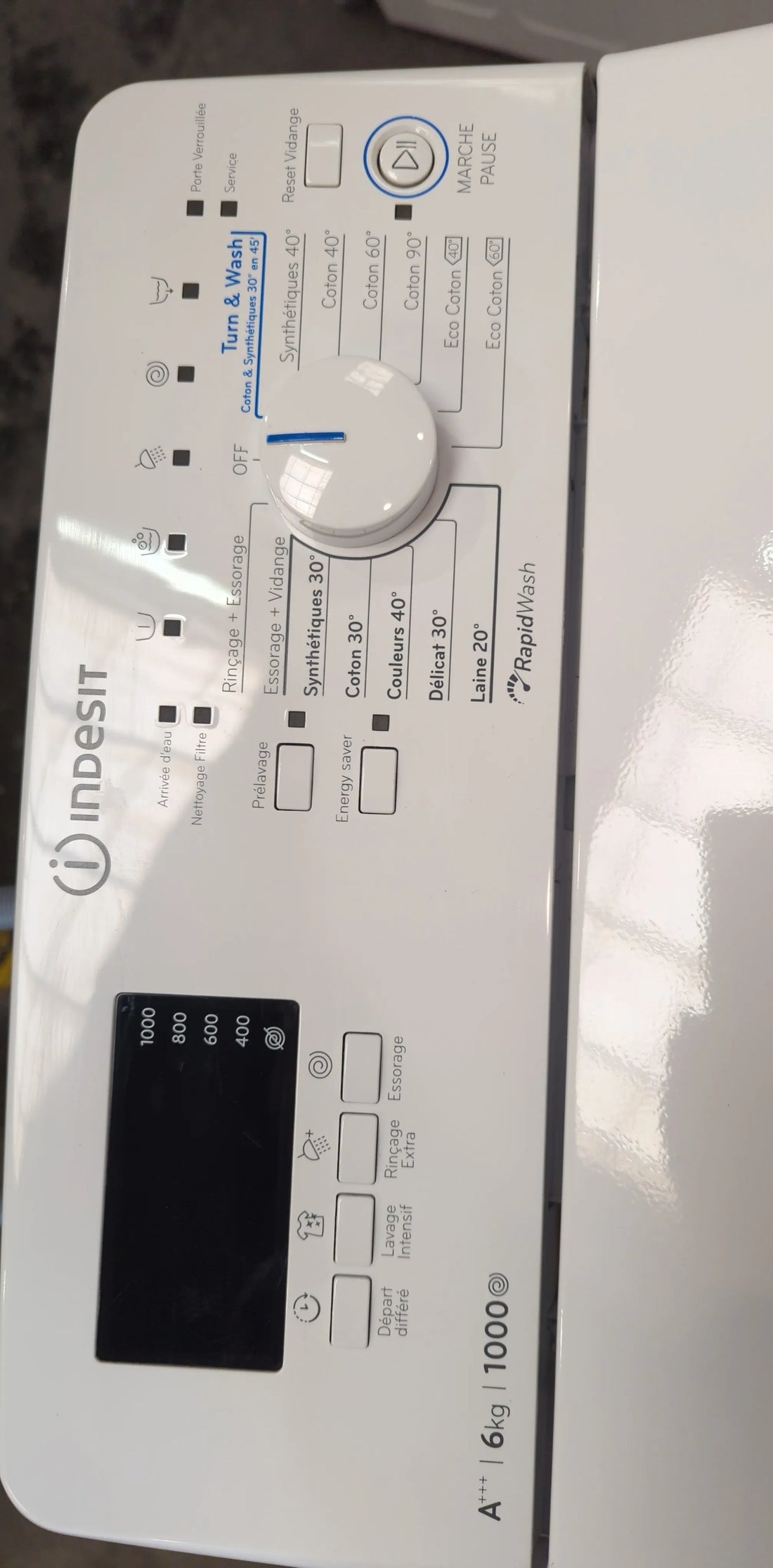 Lave-Linge Top 6 kg Reconditionné INDESIT BTWS60400FR/N