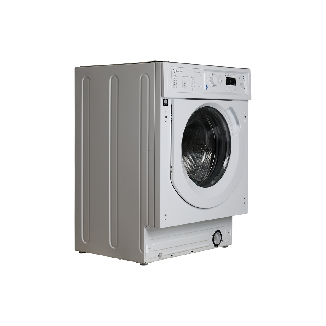 Lave-Linge Hublot 9 kg Reconditionné INDESIT BI WMIL 91484 EU : vue du côté gauche