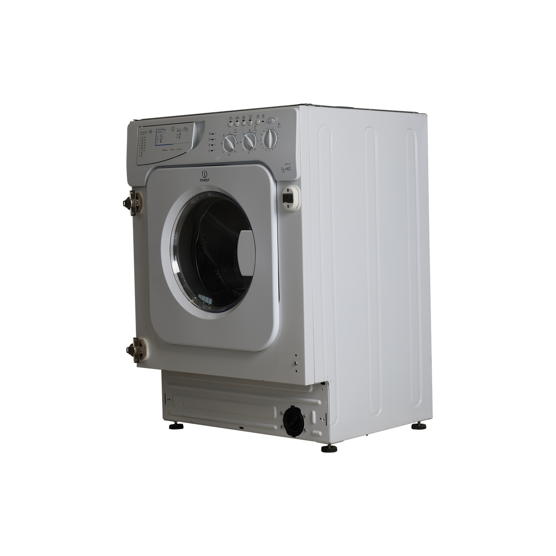 Lave-Linge Sechant 7 kg Reconditionné INDESIT IWDE 127 EU : vue du côté droit