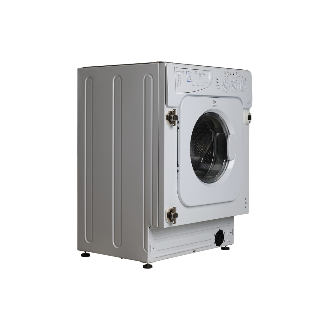 Lave-Linge Sechant 7 kg Reconditionné INDESIT IWDE 127 EU : vue du côté gauche