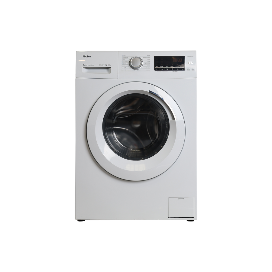 Lave-Linge Hublot 8 kg Reconditionné HAIER HW80-B1239 : vue de face