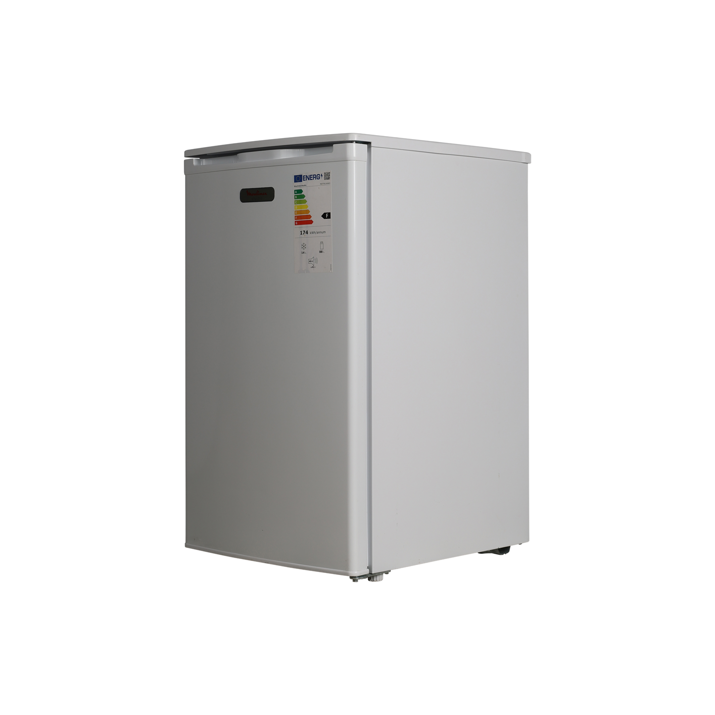 Réfrigérateur Compact 102 L Reconditionné MOULINEX STUDIO MSTTR106WH : vue du côté droit