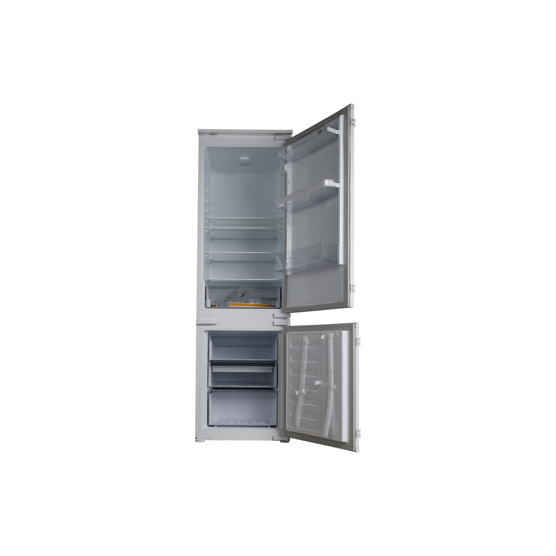Réfrigérateur Avec Congélateur 271 L Reconditionné BEKO BCSA285K4SN : vue de l'intérieur