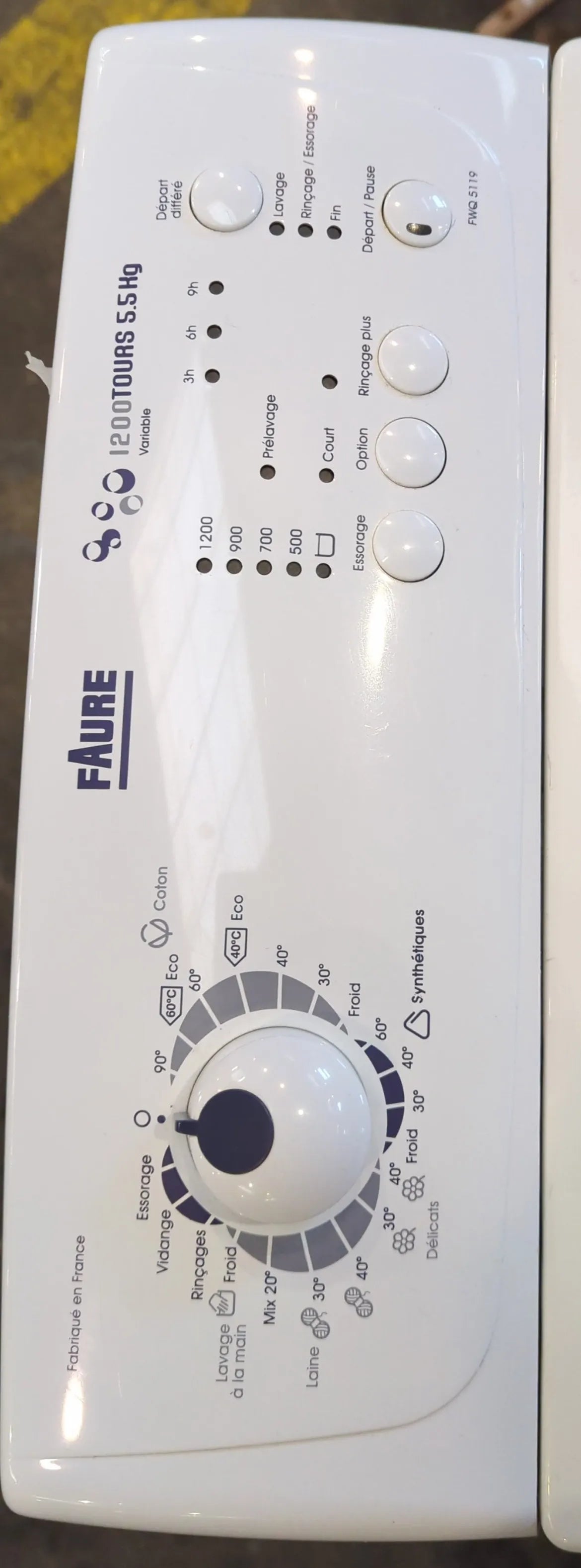 Lave-Linge Top 5.5 kg Reconditionné FAURE FWQ5119