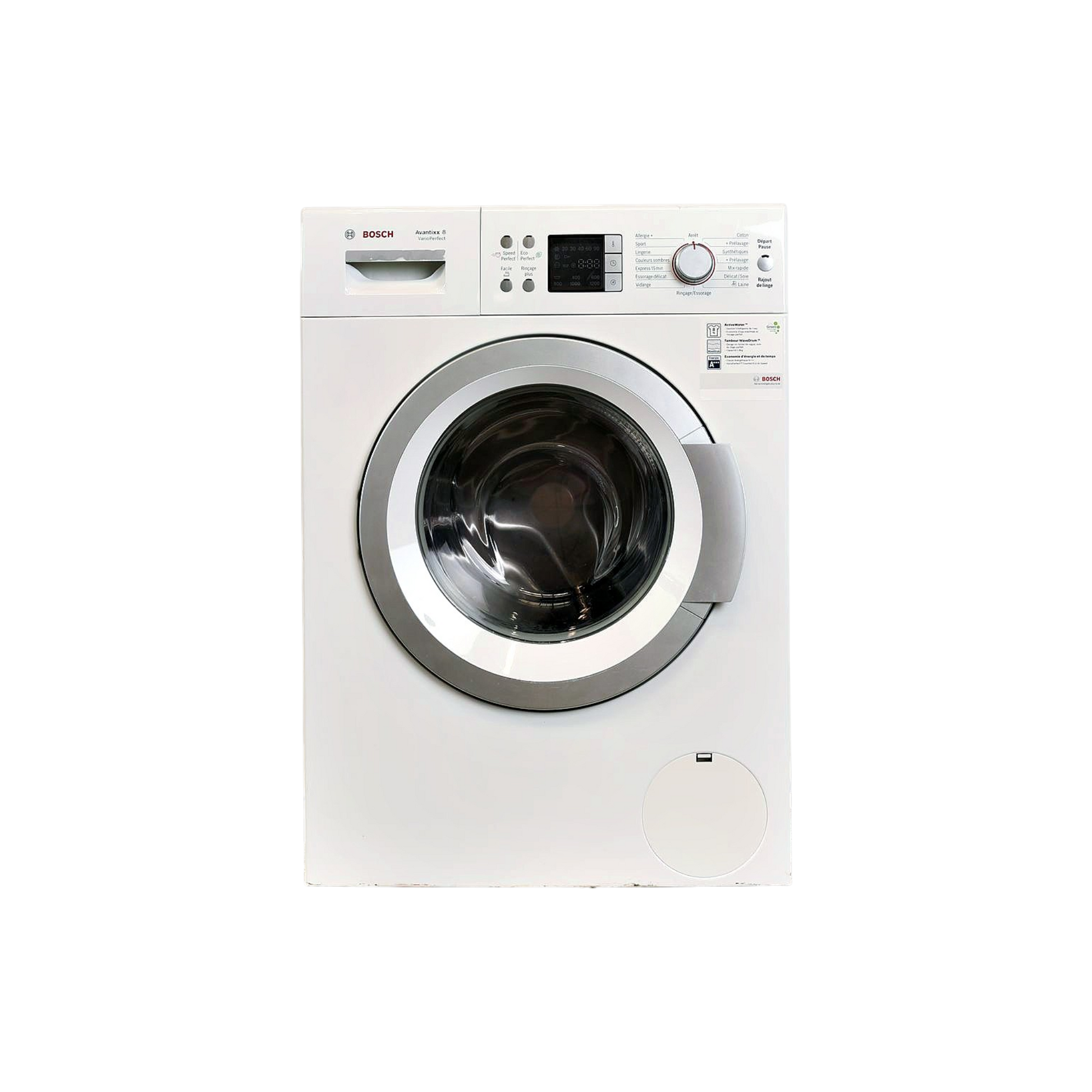 Lave-Linge Hublot 8 kg Reconditionné BOSCH WAQ24482FF : vue de face