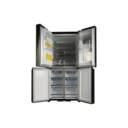 Réfrigérateur Multi-Portes 508 L Reconditionné LG GMX844MC6F : vue de l'intérieur