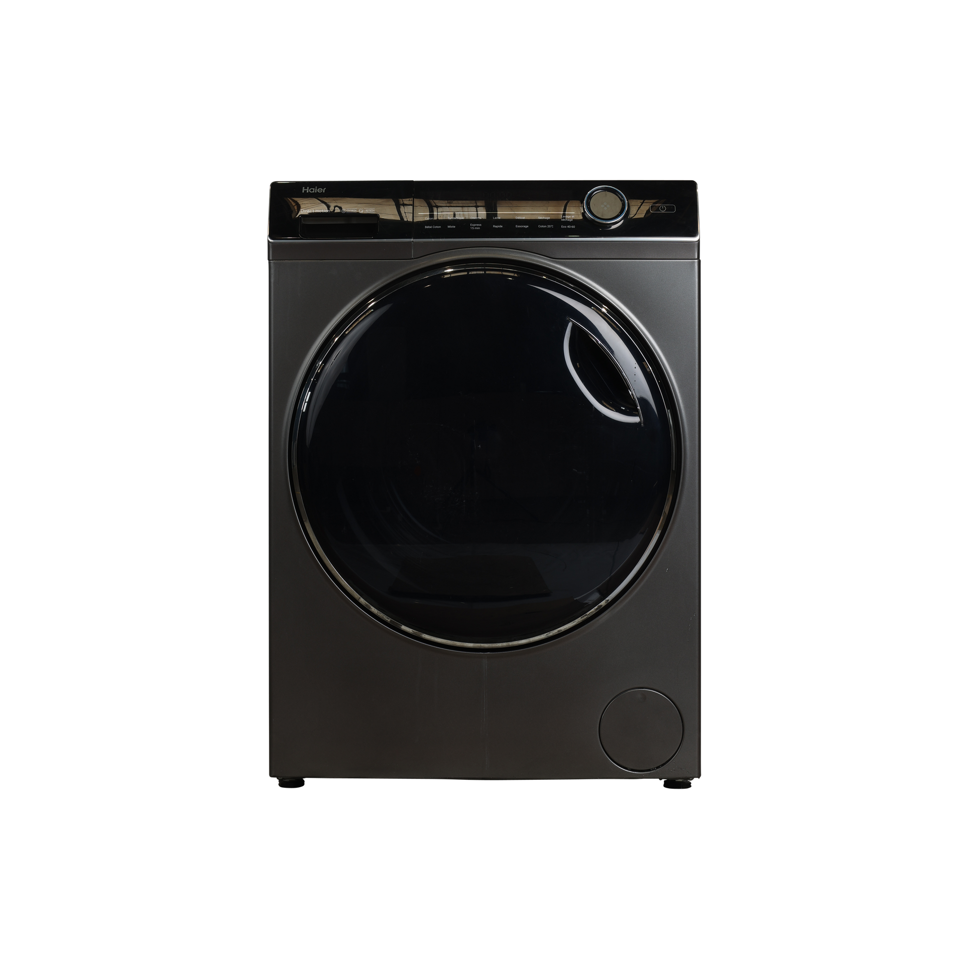 Lave-Linge Sechant 8 kg Reconditionné HAIER HWD80-B14979S : vue de face