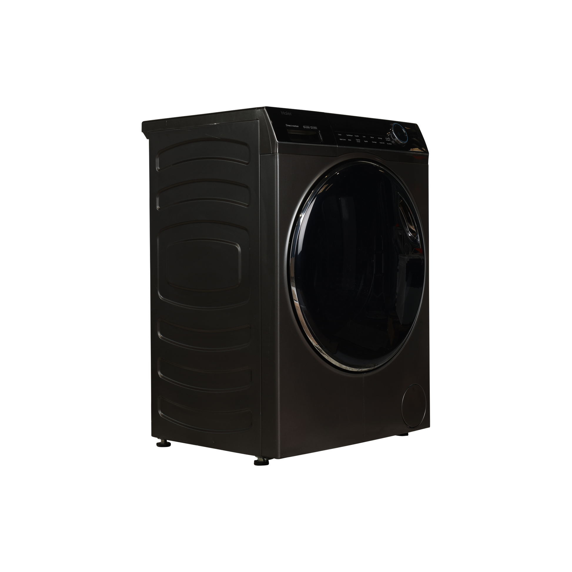 Lave-Linge Sechant 8 kg Reconditionné HAIER HWD80-B14979S : vue du côté gauche