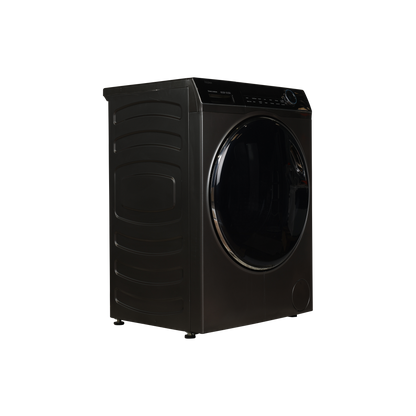 Lave-Linge Sechant 8 kg Reconditionné HAIER HWD80-B14979S : vue du côté gauche