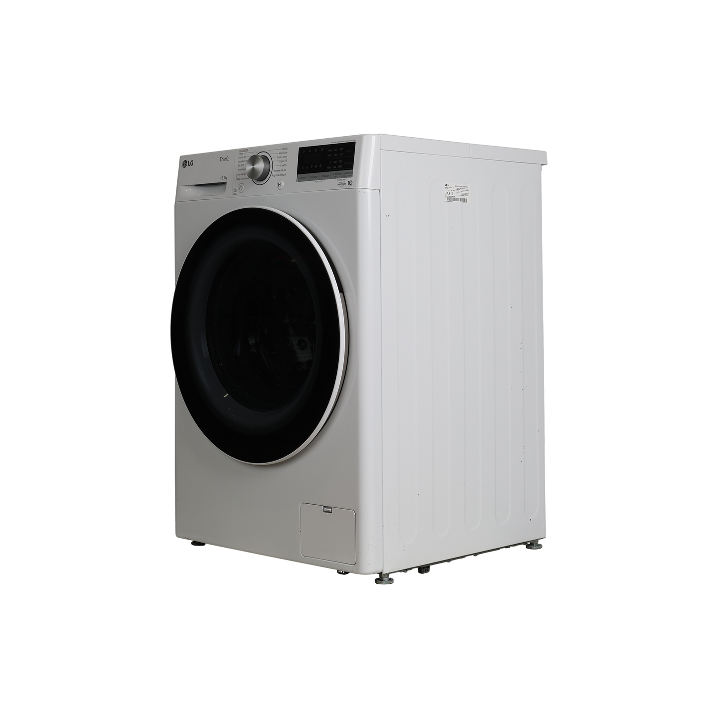 Lave-Linge Hublot 10.5 kg Reconditionné LG F14V40WHS : vue du côté droit