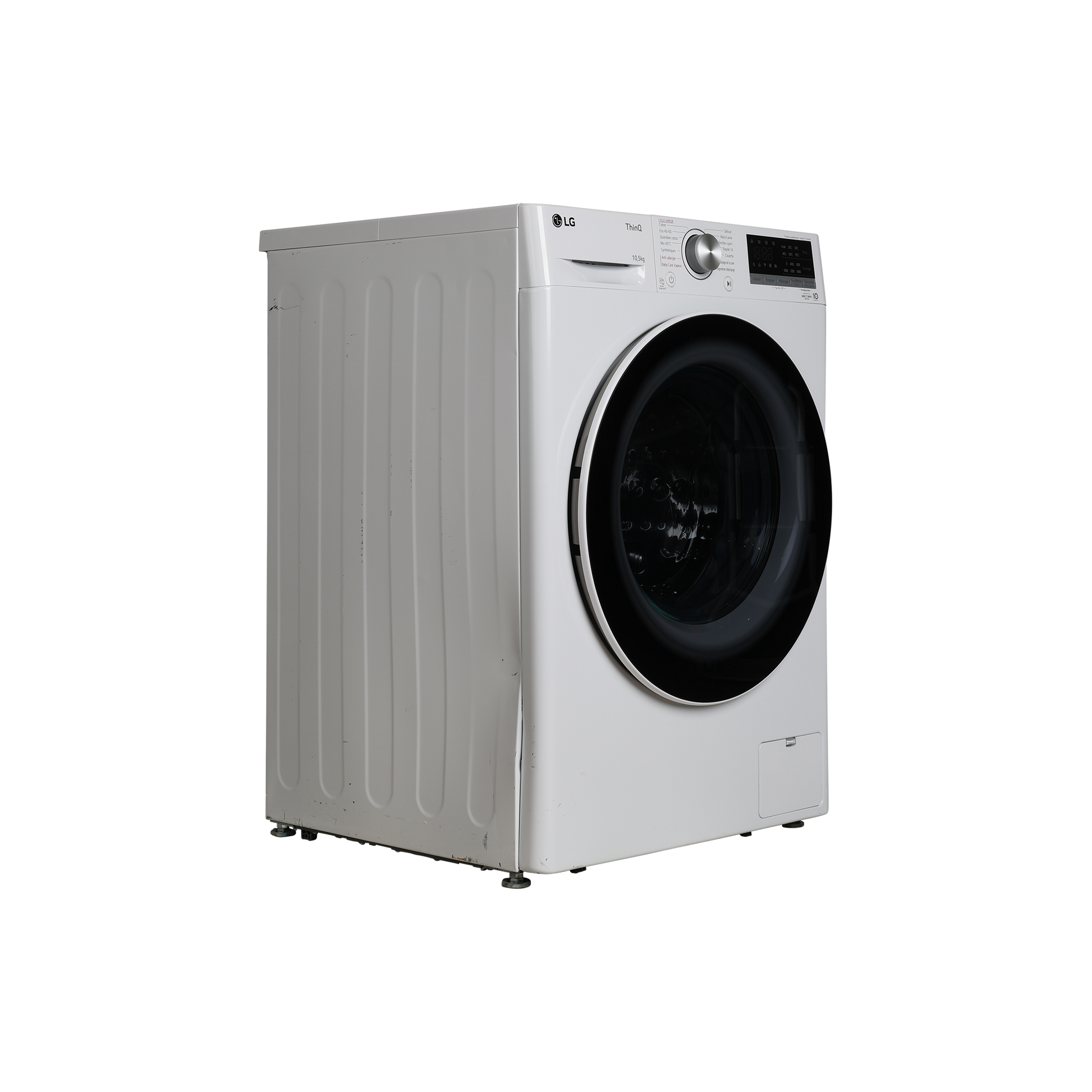 Lave-Linge Hublot 10.5 kg Reconditionné LG F14V40WHS : vue du côté gauche