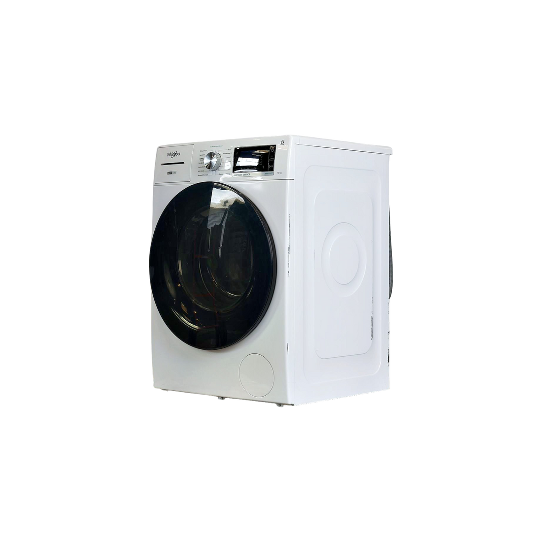 Lave-Linge Hublot 10 kg Reconditionné WHIRLPOOL W8W046WBFR : vue du côté gauche