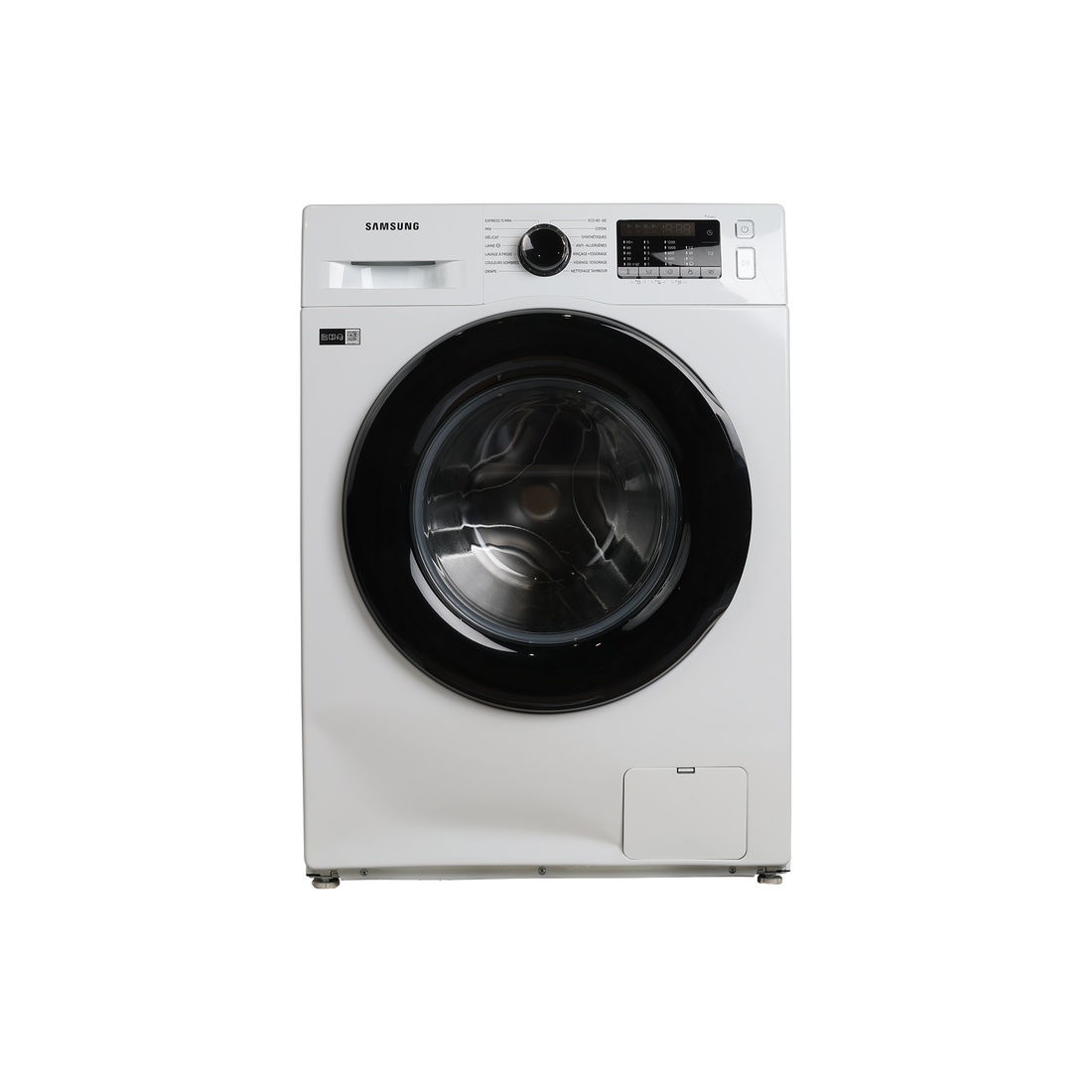 Lave-Linge Hublot 9 kg Reconditionné SAMSUNG WW90TA026AE : vue de face